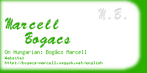 marcell bogacs business card